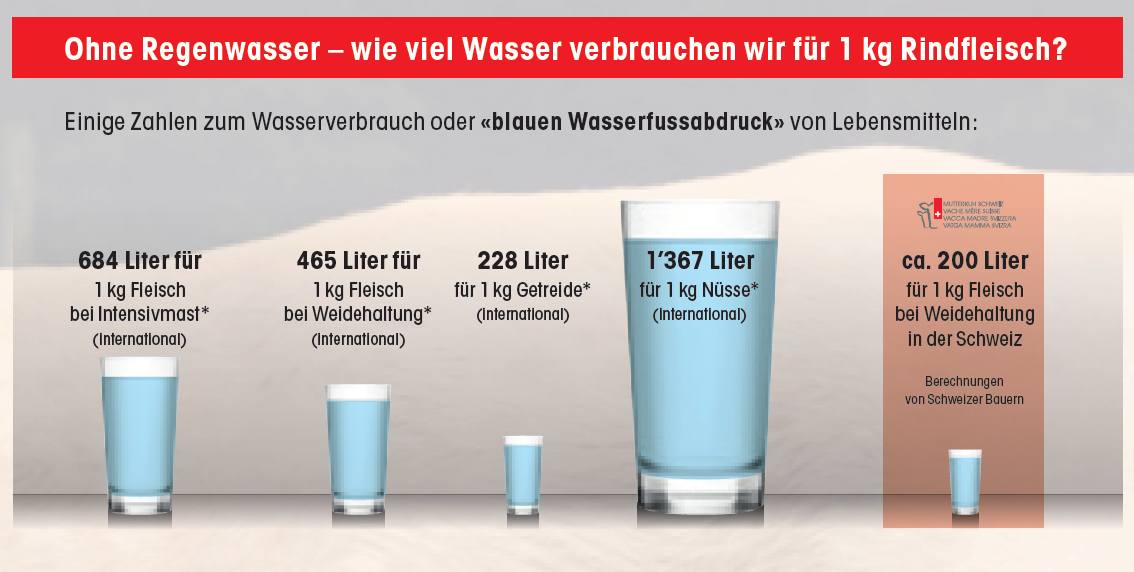 * Media globale secondo M.M. Mekonnen, A.Y. Hoekstra: The green, blue and grey Water Footprint of Farm Animals and Animal Products. Unesco-IHE – Institute for Water Education 2010.